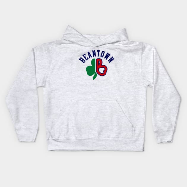 Beantown, Boston Sports themed Kids Hoodie by FanSwagUnltd